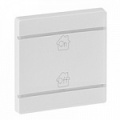 755080 Лицевая панель - клавиша с символом GEN/ON/OFF - 2 модуля - Valena Life - белый - MyHome SCS Legrand